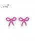  Betoverende Roze Strik Oorhangers - Voeg Glamour Toe Aan Je Look