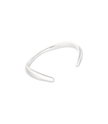 Elegante zilverkleurige bangle armband voor elke stijl