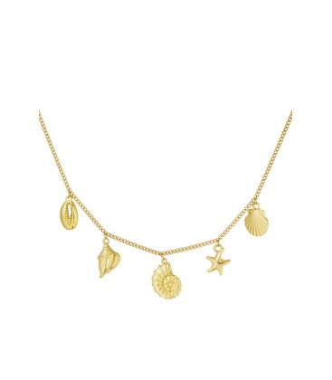 Bedelketting summer lovin - goud