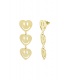 Oorbellen smiley lovers - goud SKU0292999-188 Goud Groothandel SKU0292999-188