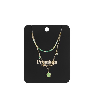 Ketting green dream - Goudkleur SKU0217653-401 Green Gold Groothandel SKU0217653-401